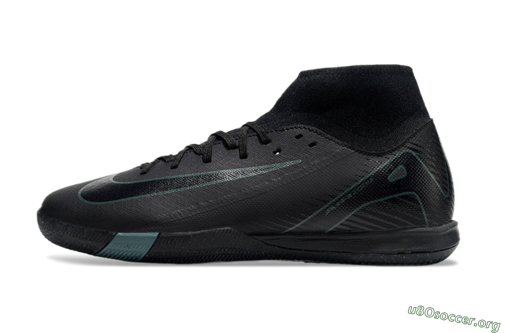 Nike Air Zoom Mercurial Superfly 10 Academy IC Football Shoes - Black/Green 3