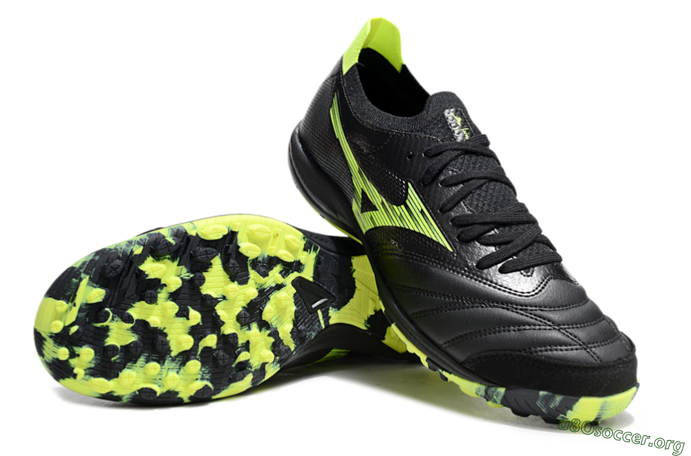 Mizuno Morelia Neo Sala M8 TF Football Shoes - Black/Yellow 0