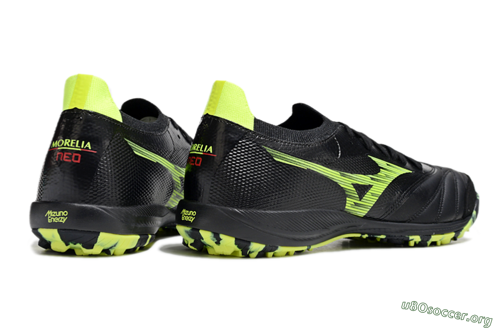 Mizuno Morelia Neo Sala M8 TF Football Shoes - Black/Yellow 6