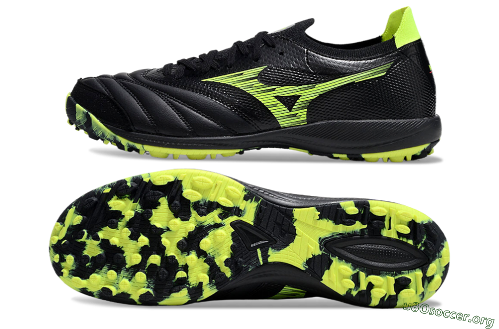 Mizuno Morelia Neo Sala M8 TF Football Shoes - Black/Yellow 1