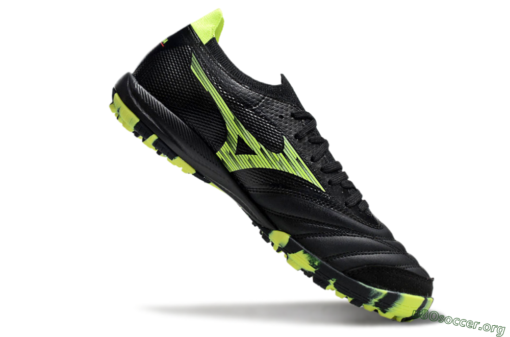Mizuno Morelia Neo Sala M8 TF Football Shoes - Black/Yellow 4