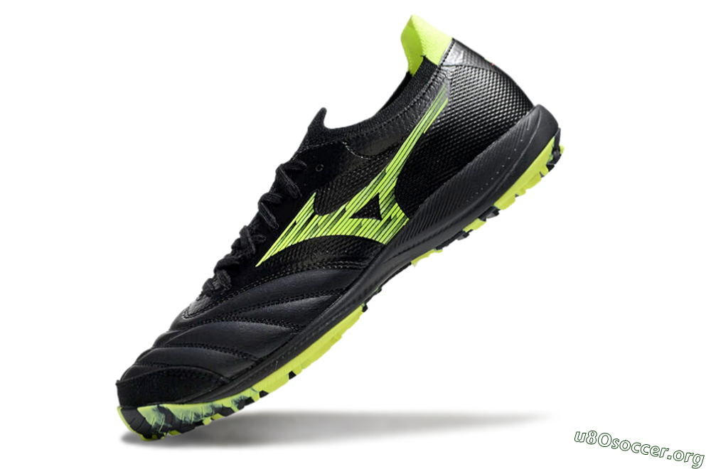 Mizuno Morelia Neo Sala M8 TF Football Shoes - Black/Yellow 5