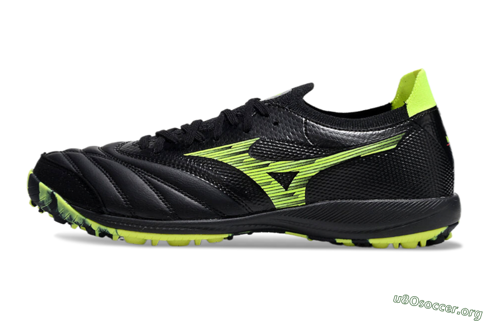 Mizuno Morelia Neo Sala M8 TF Football Shoes - Black/Yellow 3