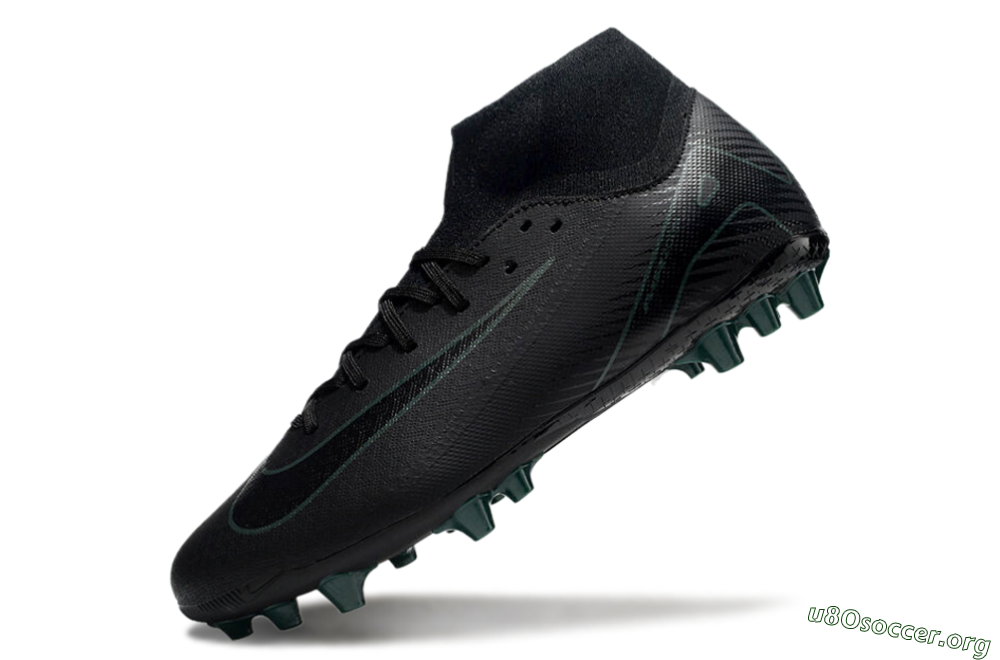 Nike Air Zoom Mercurial Superfly 10 Academy AG Football Boots - Black/Green 5