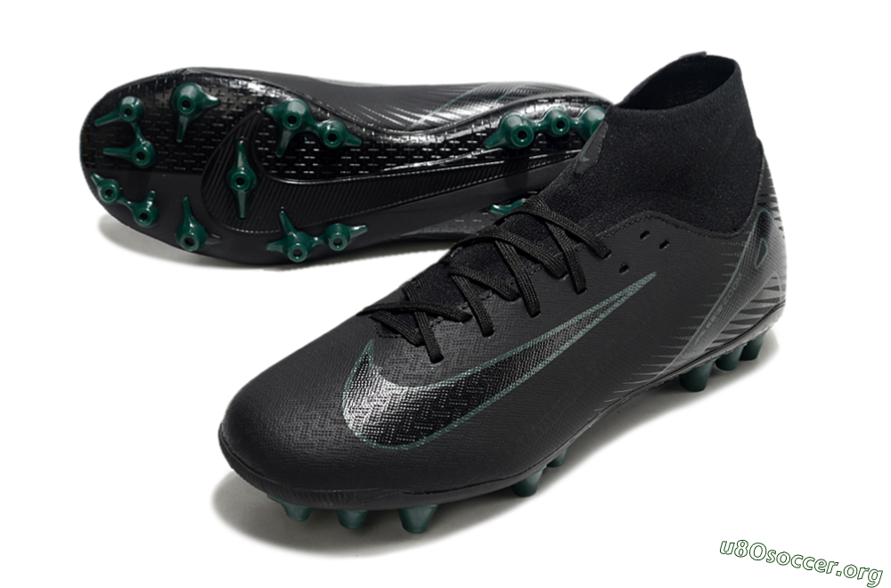 Nike Air Zoom Mercurial Superfly 10 Academy AG Football Boots - Black/Green 0