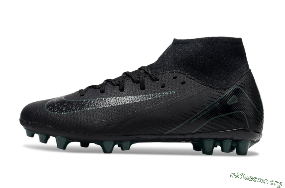 Nike Air Zoom Mercurial Superfly 10 Academy AG Football Boots - Black/Green 3