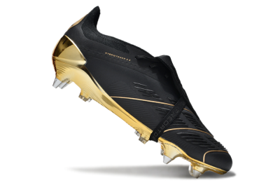 Adidas Predator Elite Foldover Tongue SG Football Boots - Black/Gold