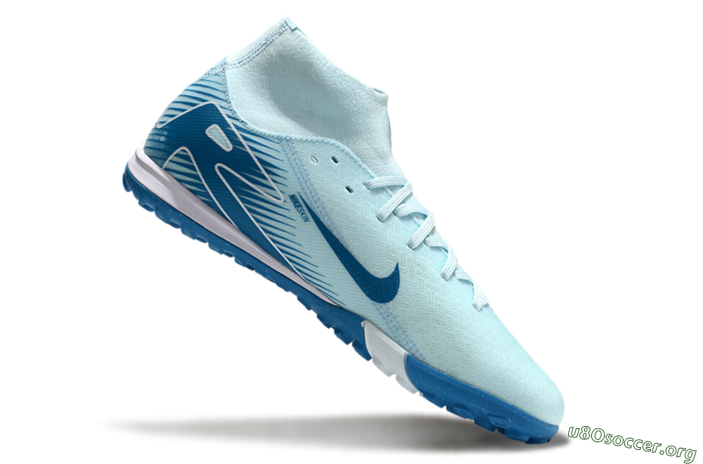 Nike Air Zoom Mercurial Superfly 10 Academy TF Football Shoes - Jade/Blue/White 4