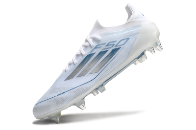 Adidas F50 Elite SG Football Boots - White/Silver/Blue
