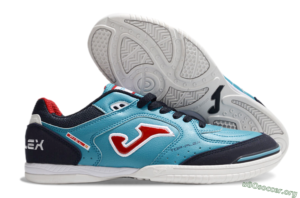 Joma Top Flex IC Football Shoes - Blue/Red/Black 2