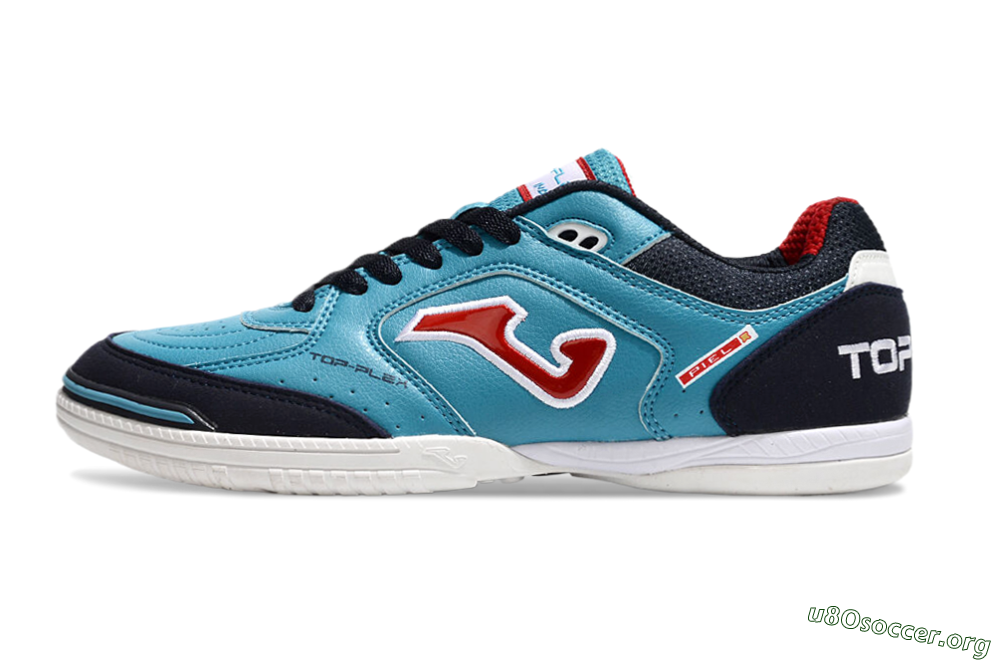 Joma Top Flex IC Football Shoes - Blue/Red/Black 3
