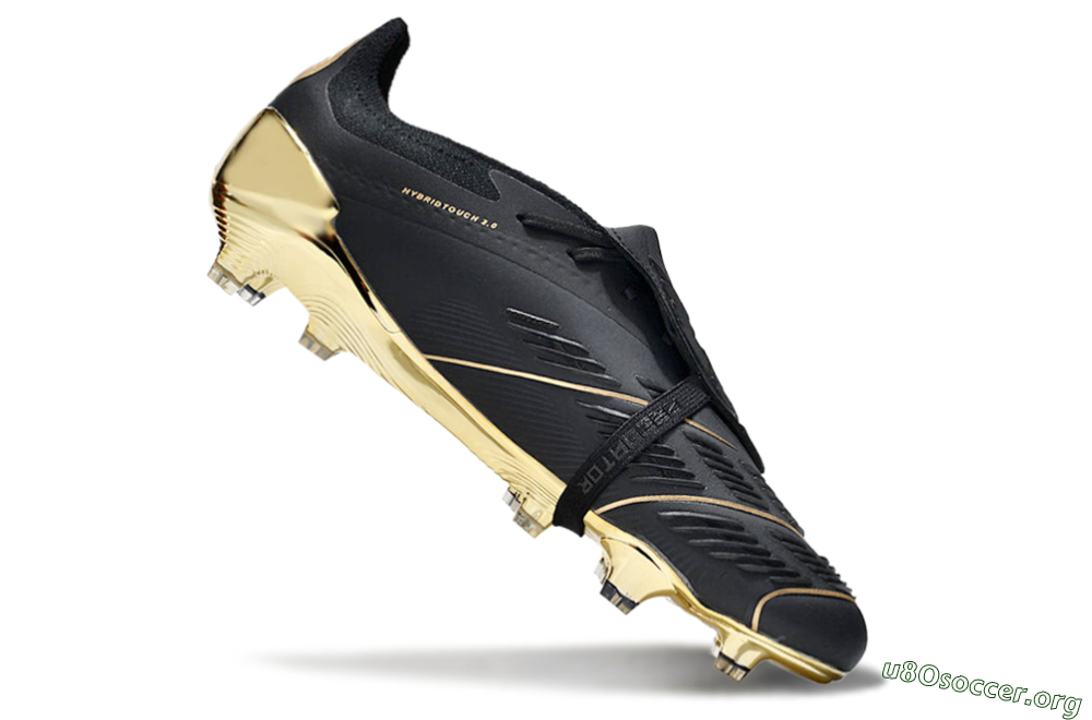 Adidas Predator Elite Foldover Tongue FG Football Boots - Black/Gold 4