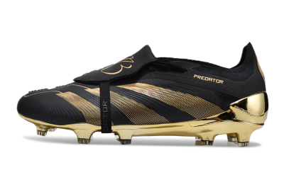 Adidas Predator Elite Foldover Tongue FG Football Boots - Black/Gold