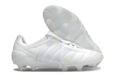 Adidas Predator Mutator Mania Tormentor Tongue FG Football Boots - Silver/White