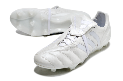 Adidas Predator Mutator Mania Tormentor Tongue FG Football Boots - Silver/White