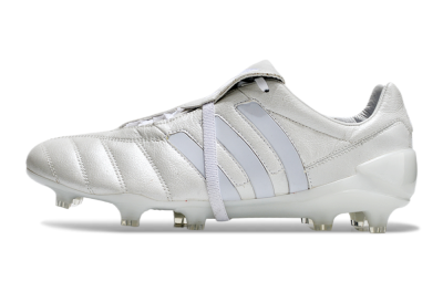 Adidas Predator Mutator Mania Tormentor Tongue FG Football Boots - Silver/White