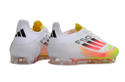 Adidas F50 Elite FG Football Boots - White/Yellow/Red