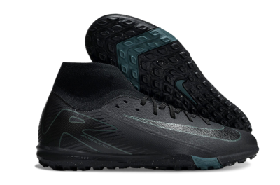 Nike Air Zoom Mercurial Superfly 10 Elite TF Football Shoes - Black/Green/Silver