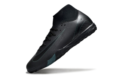 Nike Air Zoom Mercurial Superfly 10 Elite TF Football Shoes - Black/Green/Silver