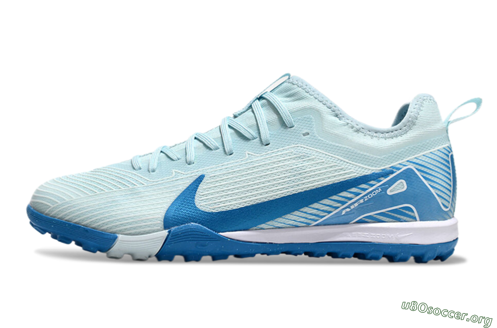 Nike Air Zoom Mercurial Vapor 16 Pro TF Football Shoes - Jade/Blue/White 3