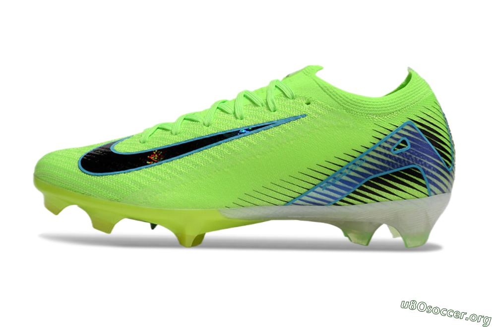 Nike Air Zoom Mercurial Vapor 16 Elite FG Football Boots - Yellow/Black/Blue 3