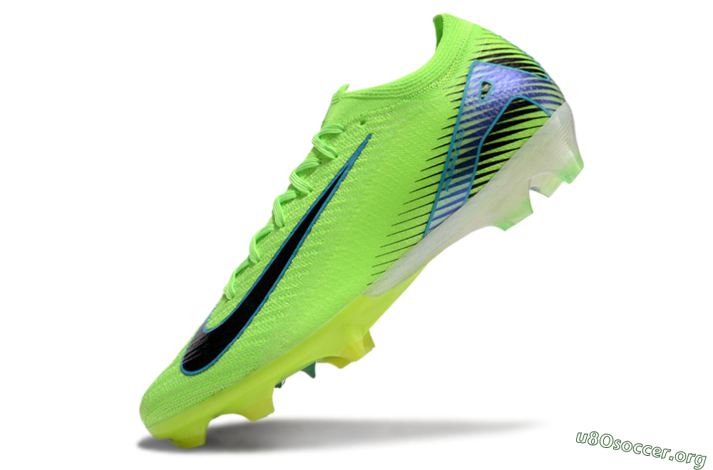 Nike Air Zoom Mercurial Vapor 16 Elite FG Football Boots - Yellow/Black/Blue 5
