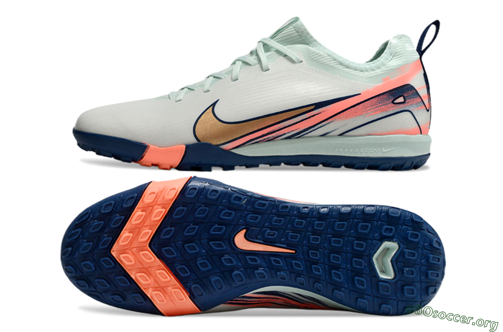 Nike Air Zoom Mercurial Vapor 16 Pro TF Football Shoes - Jade/Gold/Pink 1