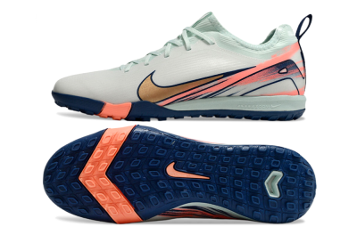 Nike Air Zoom Mercurial Vapor 16 Pro TF Football Shoes - Jade/Gold/Pink