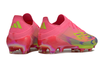 Adidas F50 Elite Lightstrike Pro FG Football Boots - Pink/Blue/Yellow