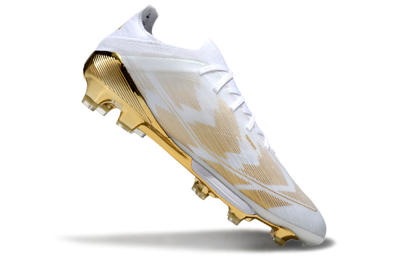Adidas F50+ Elite Lightstrike Pro FG Football Boots - White/Gold
