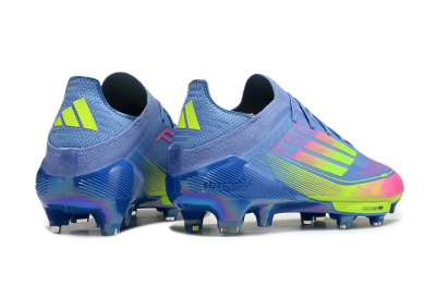 Adidas F50+ Elite Lightstrike Pro FG Football Boots - Blue/Pink/Yellow
