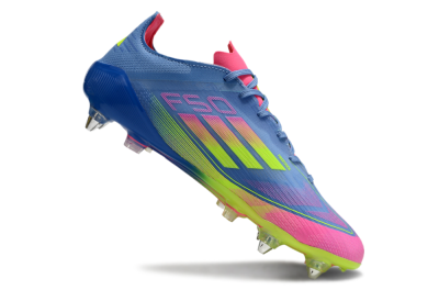 Adidas F50 Elite SG Football Boots - Blue/Pink/Yellow