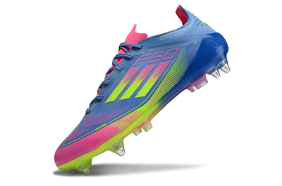 Adidas F50 Elite SG Football Boots - Blue/Pink/Yellow
