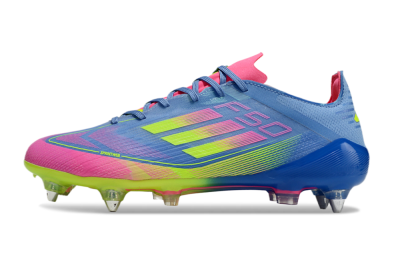 Adidas F50 Elite SG Football Boots - Blue/Pink/Yellow