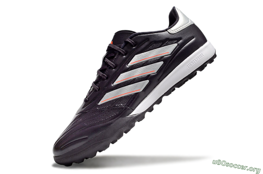 Adidas Copa Pure 3 TF Football Shoes - Black/Silver/White 5