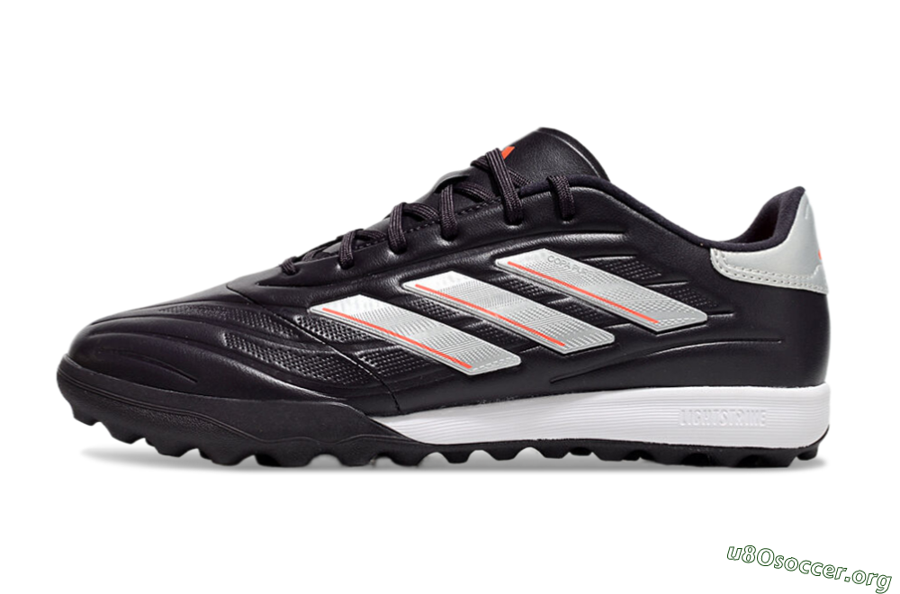 Adidas Copa Pure 3 TF Football Shoes - Black/Silver/White 3