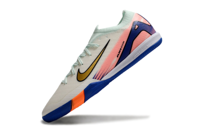 Nike Air Zoom Mercurial Vapor 16 Elite IC Football Shoes - Jade/Gold/Pink/Blue