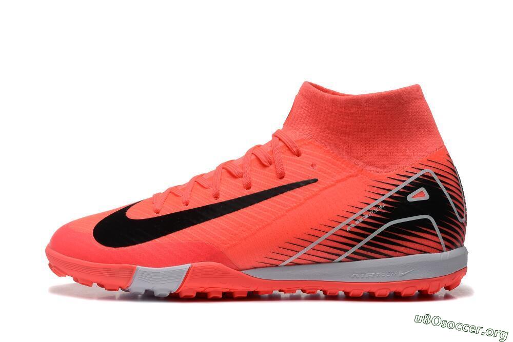 Nike Air Zoom Mercurial Superfly 10 Elite TF Football Shoes - Pink/Black/Grey 3