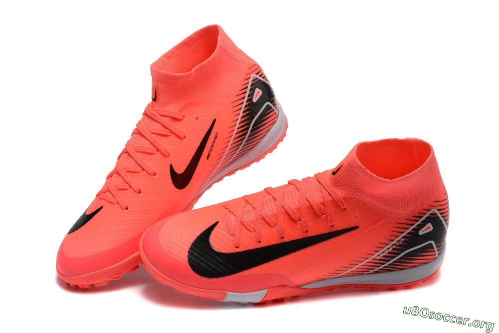 Nike Air Zoom Mercurial Superfly 10 Elite TF Football Shoes - Pink/Black/Grey 0
