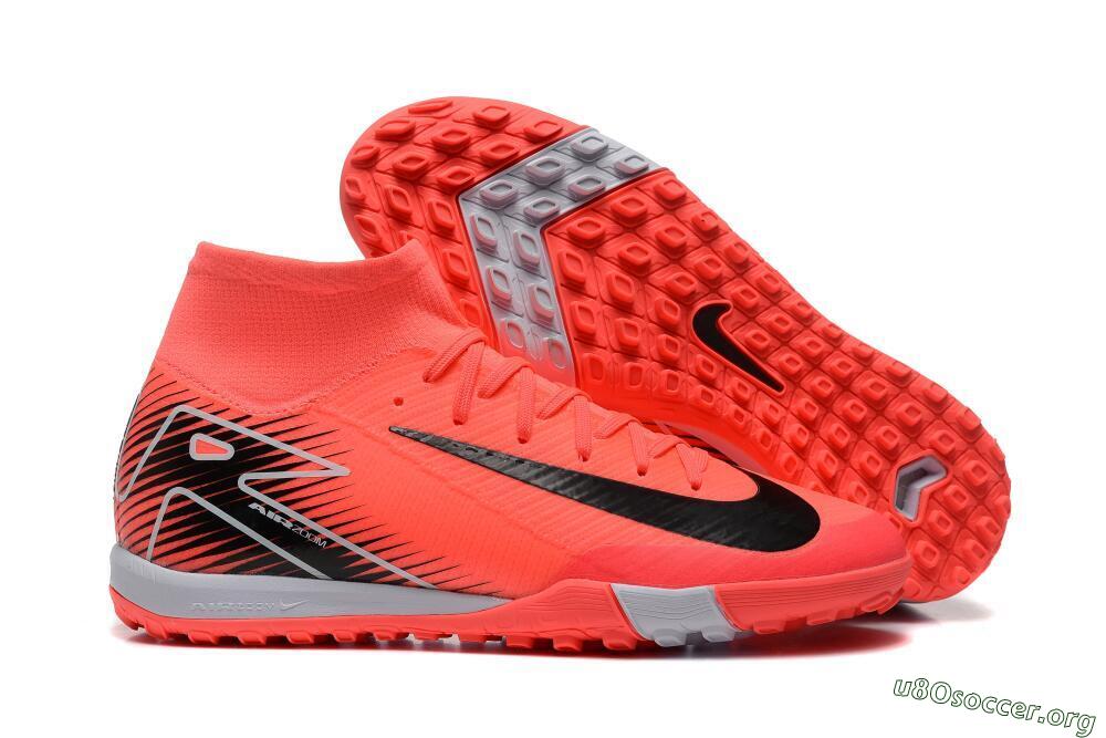 Nike Air Zoom Mercurial Superfly 10 Elite TF Football Shoes - Pink/Black/Grey 2