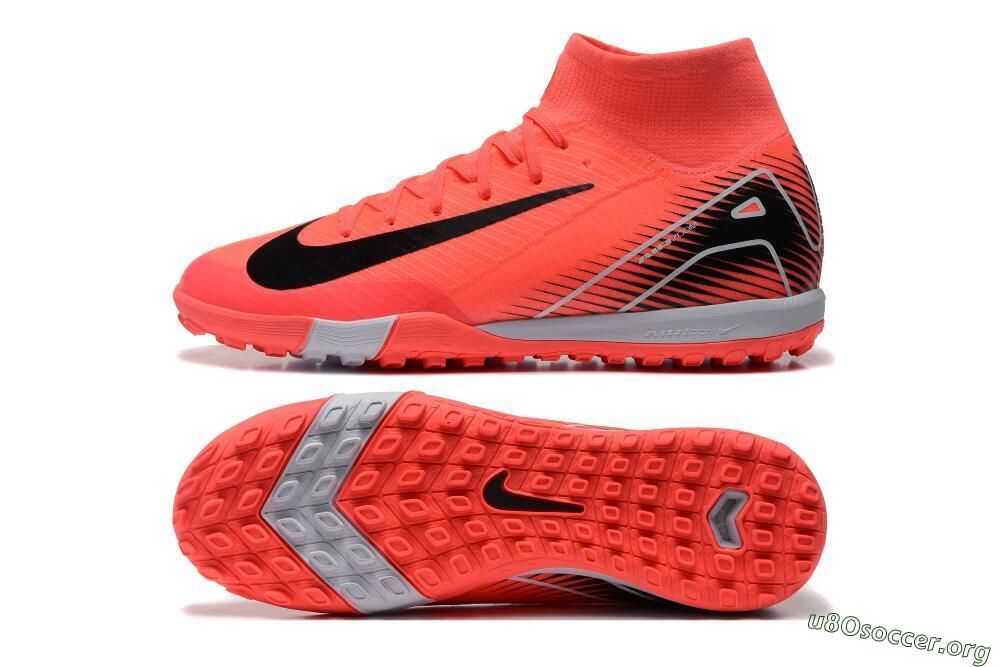 Nike Air Zoom Mercurial Superfly 10 Elite TF Football Shoes - Pink/Black/Grey 1