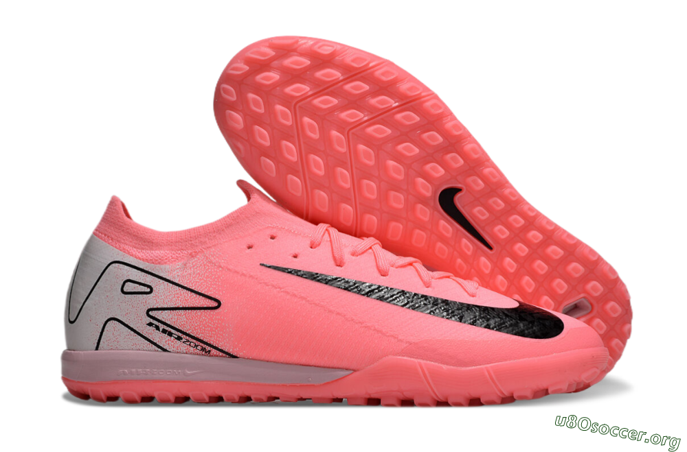 Nike Air Zoom Mercurial Vapor 16 Elite TF Football Shoes - Pink/Black/Silver 2