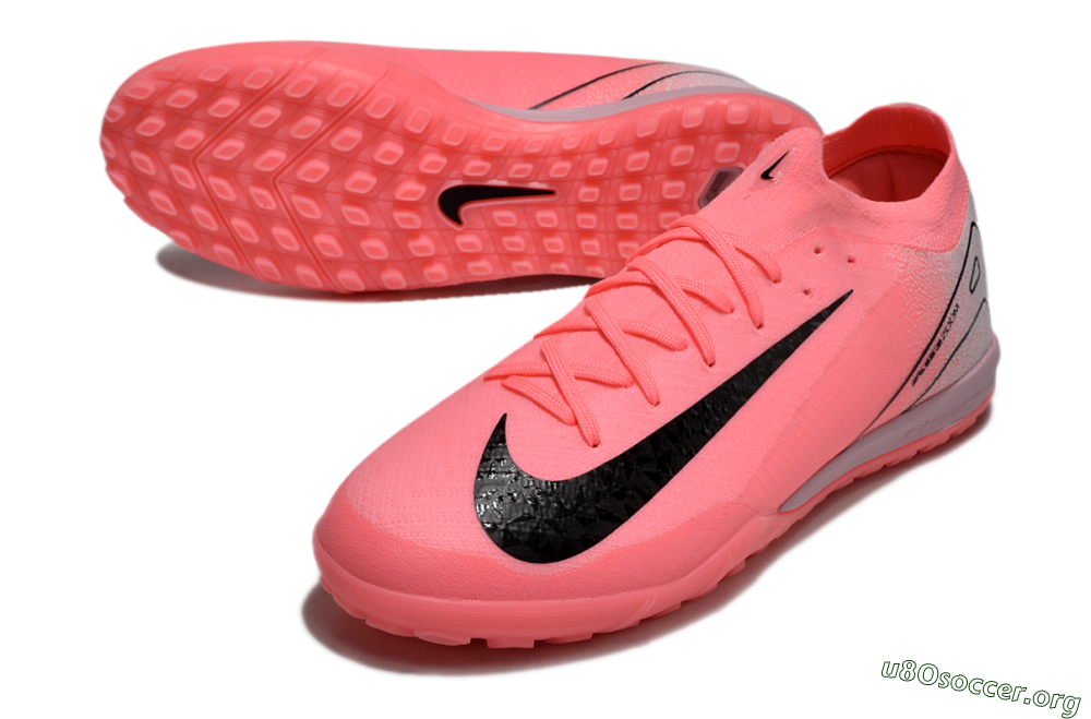 Nike Air Zoom Mercurial Vapor 16 Elite TF Football Shoes - Pink/Black/Silver 0