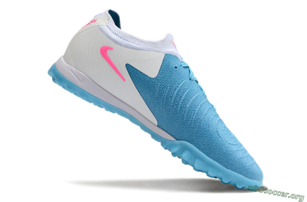 Nike Phantom GX 2 Elite TF Football Shoes - Blue/White/Pink 4