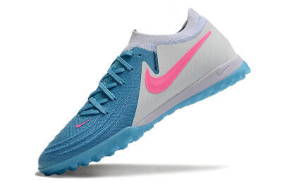 Nike Phantom GX 2 Elite TF Football Shoes - Blue/White/Pink