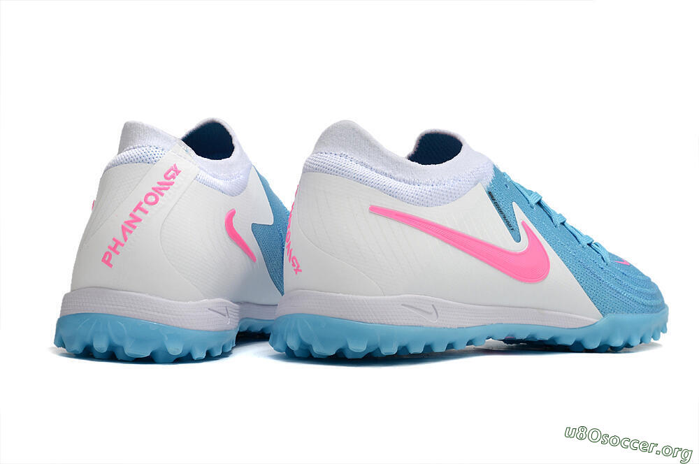 Nike Phantom GX 2 Elite TF Football Shoes - Blue/White/Pink 6