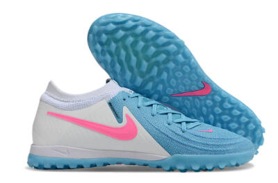 Nike Phantom GX 2 Elite TF Football Shoes - Blue/White/Pink