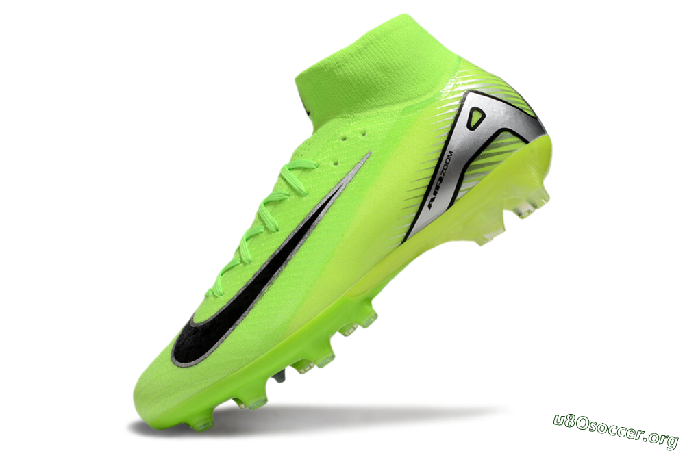 Nike Air Zoom Mercurial Superfly 10 Elite AG Football Boots - Yellow/Silver/Black 5