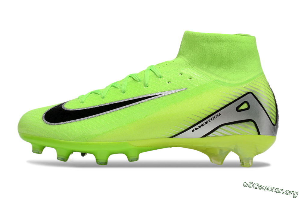 Nike Air Zoom Mercurial Superfly 10 Elite AG Football Boots - Yellow/Silver/Black 3