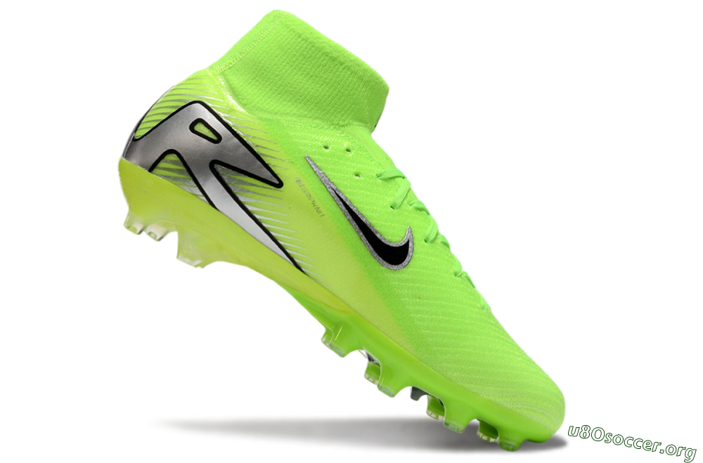 Nike Air Zoom Mercurial Superfly 10 Elite AG Football Boots - Yellow/Silver/Black 4